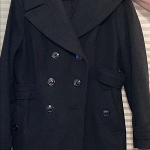 Black  Pea Coat